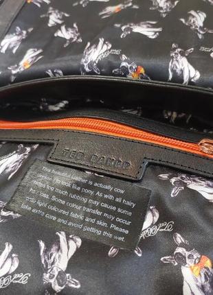 Сумочка через плечо ted baker coach guess. натуральная кожа. мех пони.5 фото