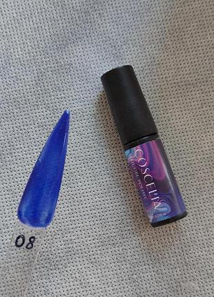 Гель лак синий coscelia 5 мл №82 фото