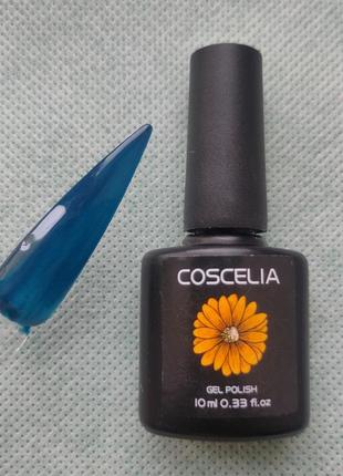 Гель лак синий 10 мл coscelia  №70