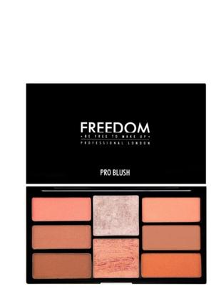 Палітра рум'ян і хайлайтерів freedom pro blush