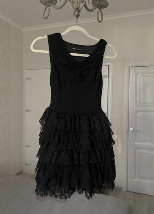 Платье zara черное