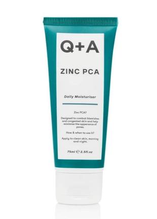 Увлажняющий крем с цинком и ниацинамидом 
q+a zinc pca daily moisturiser 75 мл