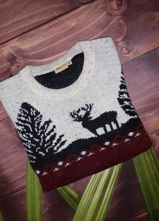 Мужской винтажный свитер производство англия3 фото