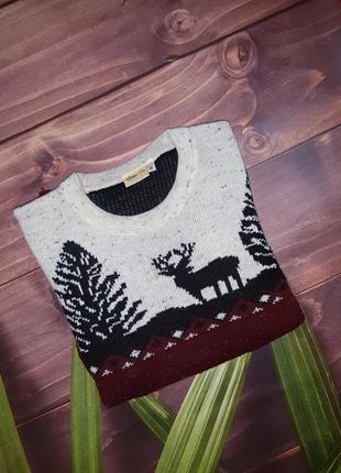 Мужской винтажный свитер производство англия5 фото