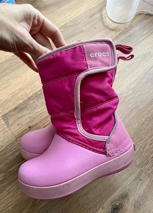 Crocs c6 сапожки зимние6 фото