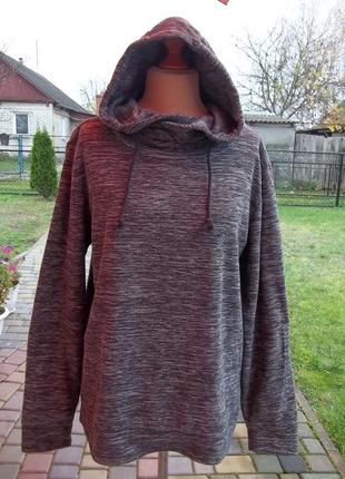 ( 52 / 54 р) флисовый свитер кофта мужская б /у