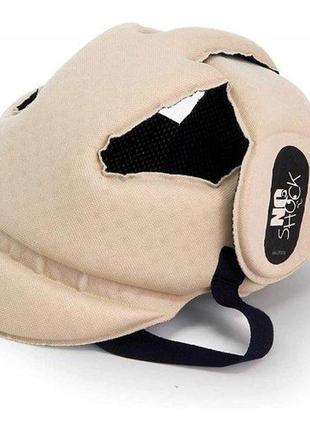 Шлем защитный ok baby no shock, цвет бежевый (38070003)
