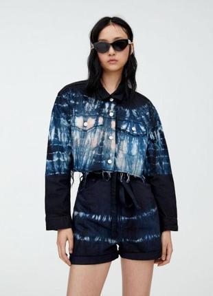 Куртка  pull&bear тай дай tie dye