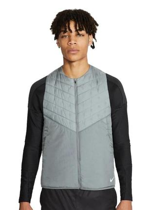 Жилетка nike aerolayer repel hooded running vest