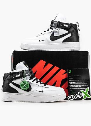 Кросівки nike air force 1 lv8 mid  хутро кроссовки