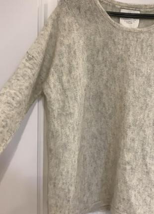 Part two махеровая теплая кофточка - свитер l размер , натуральная .4 фото