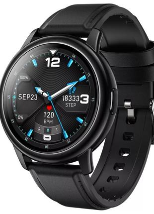 Умные смарт часы smart watch lemfo lf28 black чёрные. с тонометром пульоксиметром android 5.0 ios 9