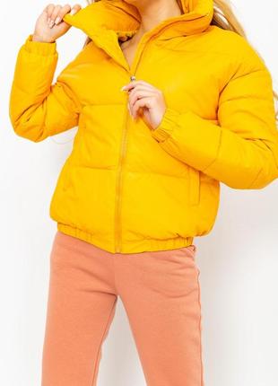Куртка женская демисезонная цвет темно-желтый