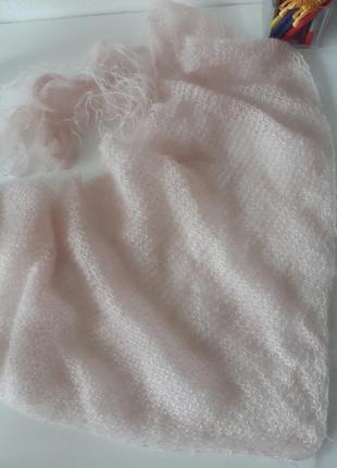 Хустка, бактус з мохеру на шовку