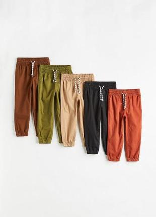 Брендові джогери штани котон для хлопчика h&m1 фото