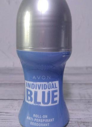 Дезодорант-антиперспірант з кульковим аплікатором individual blue (50 мл) эйвон,ейвон,avon