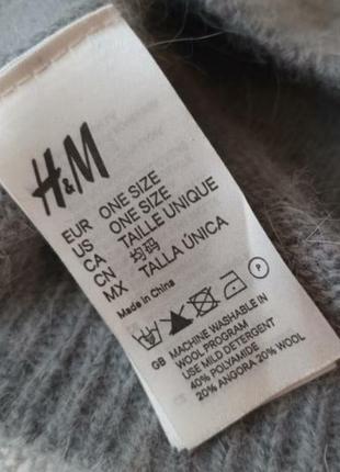 Шарф - снуд h&amp;m ангора, вовна