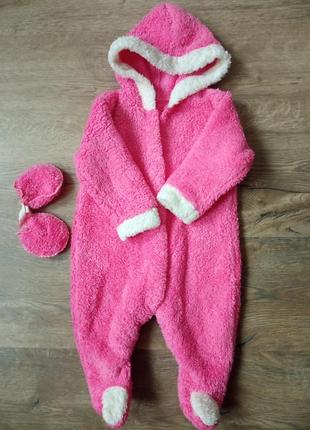 Теплий махровий чоловічок, комбінезон