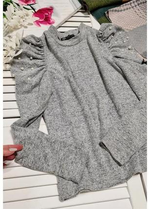 Гольф свитер водолазка zara с рукавами буфы3 фото