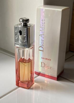 Туалетна вода dior addict eau delice 20 ml, рідкісний парфум7 фото