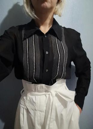 Вінтажна шовкова блуза 100% шовку laura ashley вінтаж