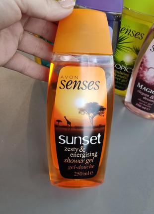 Гель для душа эйвон тропик алоха avon senses sunset aloha tropics reflection2 фото