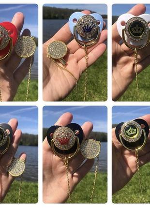 Соска/ пустышка со стразами 4