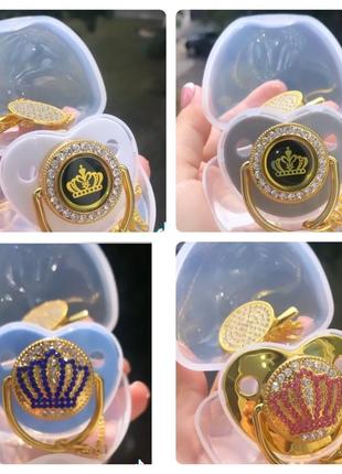 Соска/ пустушка зі стразами 6