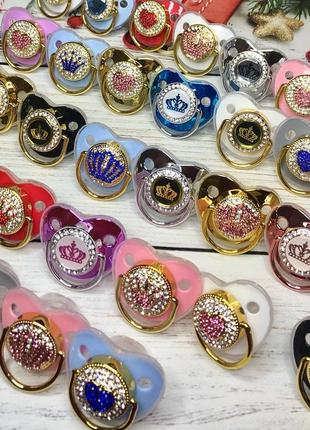 Соска/ пустушка зі стразами 9