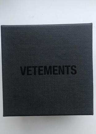 New! новая коробка vetements