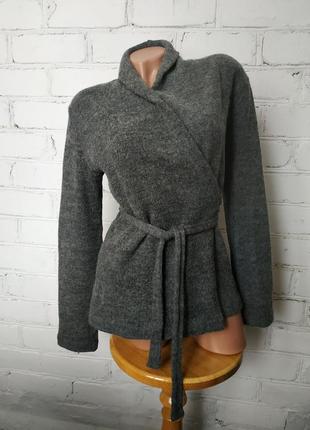 Кардиган/светр на запах з вовною та альпакою