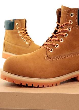 Мужские высокие ботинки с мехом timberland winter