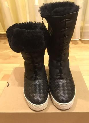 Сапоги кожаные