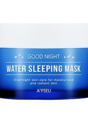 Маска для лица ночная с коллагеном a'pieu good night water sleeping mask 110ml1 фото
