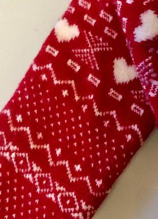 Теплі новорічні шкарпетки зі стопами розмір 24-30 розпродаж сток2 фото