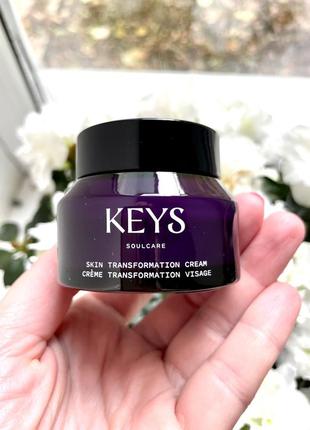 🥰 keys skin transformation cream - зволожуючий крем для обличчя с бакучіолом, 50г1 фото