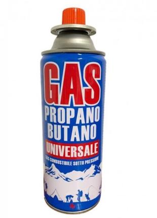 Газовий балон, картридж. gas propano butane 227 г для портативних газових пальників, плит та обігрівачів.