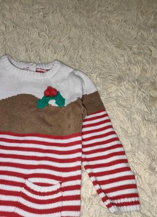 Новорічний комбінезон комбинезон человечек  новорічний светр новогодний свитер5 фото