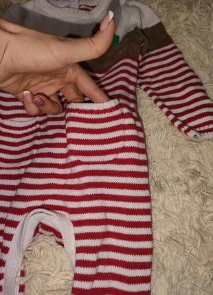 Новорічний комбінезон комбинезон человечек  новорічний светр новогодний свитер7 фото