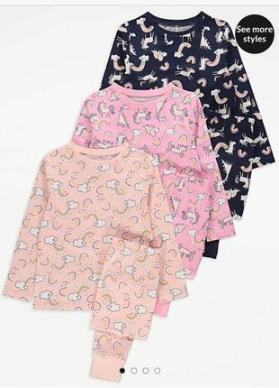 Пижамы джордж george для девочки 6-7 и 8-9