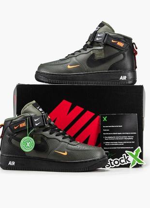 Кросівки зимові черевики nike air force 1 lv8 mid  хутро кроссовки ботинки зима мех1 фото