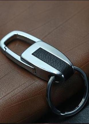 Брелок автомобильный на ключи стальной надежный карабин4 фото
