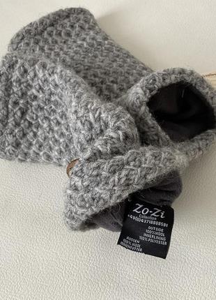 Zo-zi collection митенки варежки перчатки шерсть непал6 фото