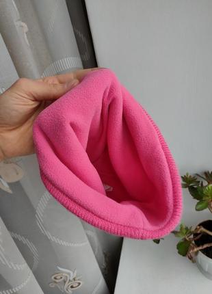 Шапка reebok красива тепла шапка на флісі reebok жіноча шапка для дівчат 52-553 фото