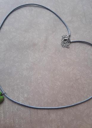 Чокер полимер сердце глина кулон подвес украшен ожерелье тренд ручн бижутер hand бохо5 фото