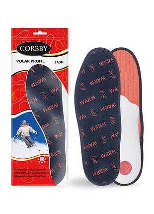 Утепленные ортопедические стельки при продольном и поперечном плоскостопии polar profil