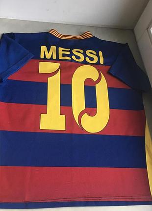 Футболка messi фк barcelona,зроблено в італії