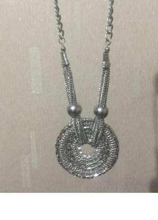 Цепочка колье подвеска бижутерия