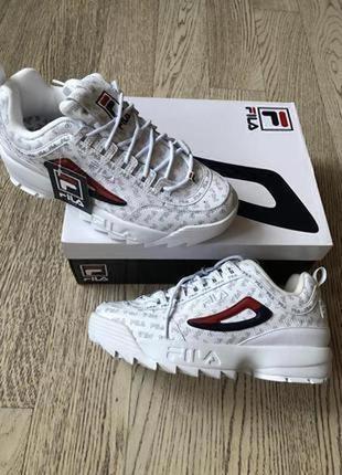 Кожаные кроссовки fila disruptor multi оригинал2 фото