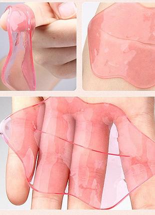 Патчі для губ images з протеїнами молока beautecret milk moisturizing lip membrane, 8г 3